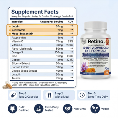 Retinox 15-in-1 Advanced Eye Formula